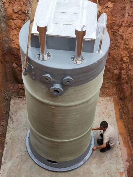 巴西峨眉山一体化提升泵安装